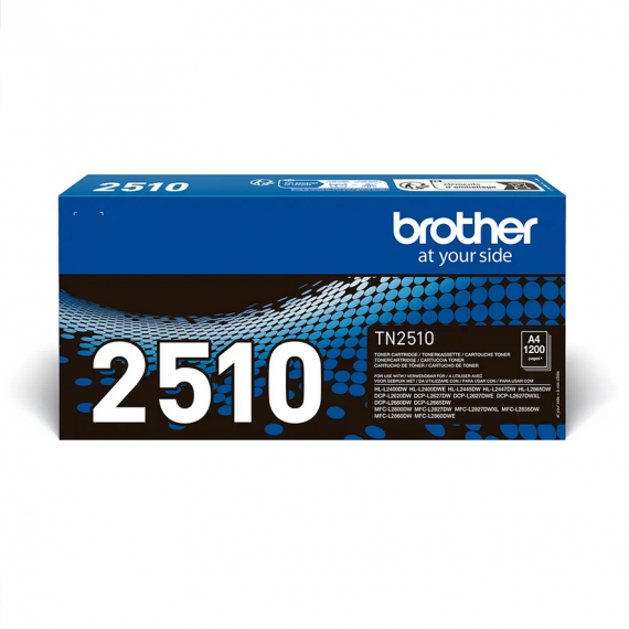 Brother TN-2510 nero toner originale per Brother MFC-L2800,L2835,L2860,DCP-L2660,HL-L2445 TN2510 capacità 1.200 pagine cod.:ORIG/TN2510_PR