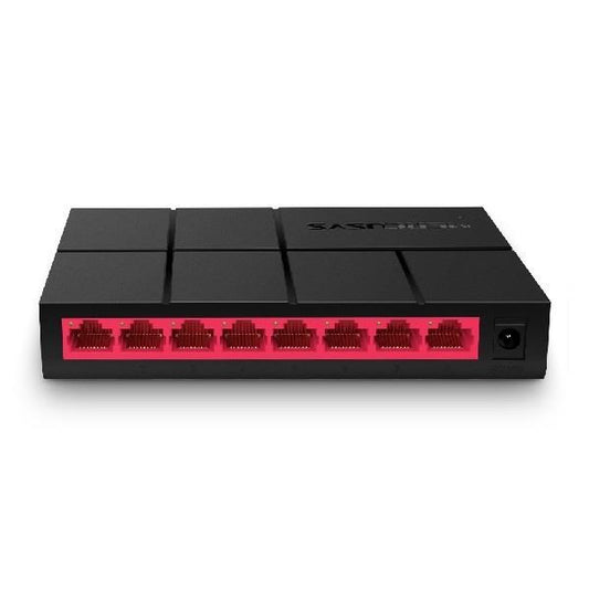 Switch 8 porte Gigabit Ethernet Desktop Mercusys MS108G 10/100/1000 LAN RJ45 Cod.: MS108G_3G